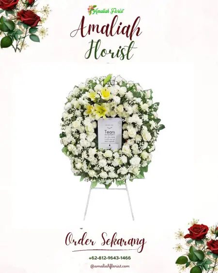 Krans Bunga Duka Peguyangan Kangin